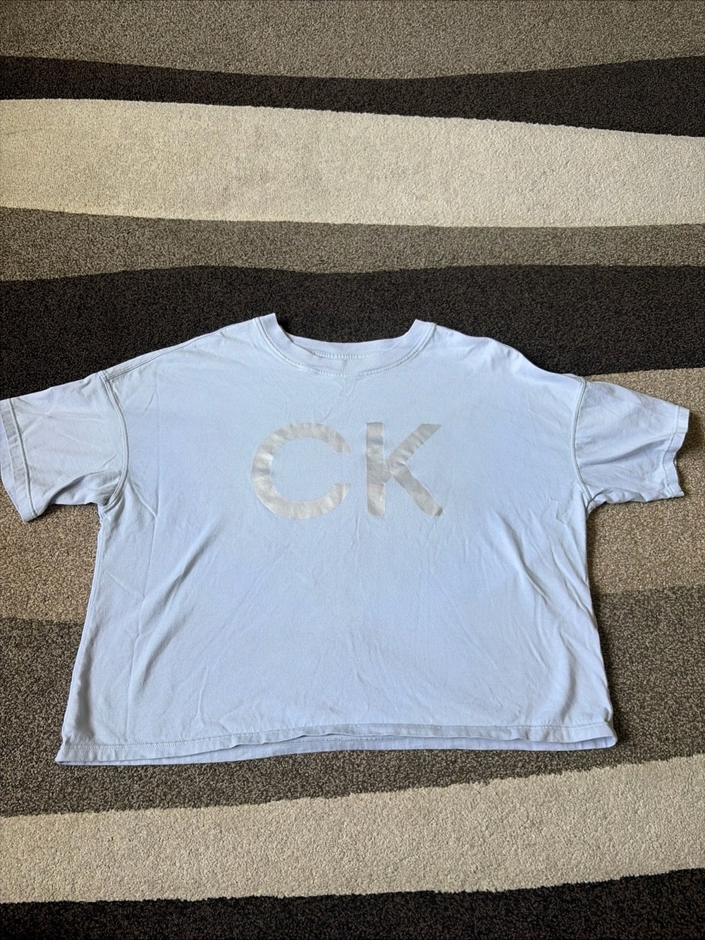 Calvin Klein Light Blue Performance Logo Tee
